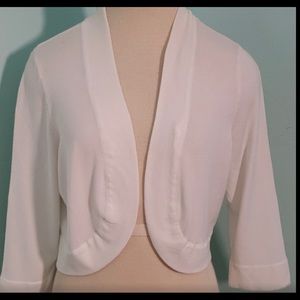 White Bolero style Sweater/Shrug